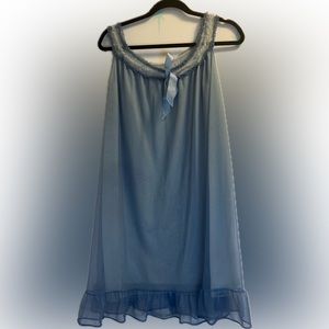 Vintage Blue Babydoll Nightgown